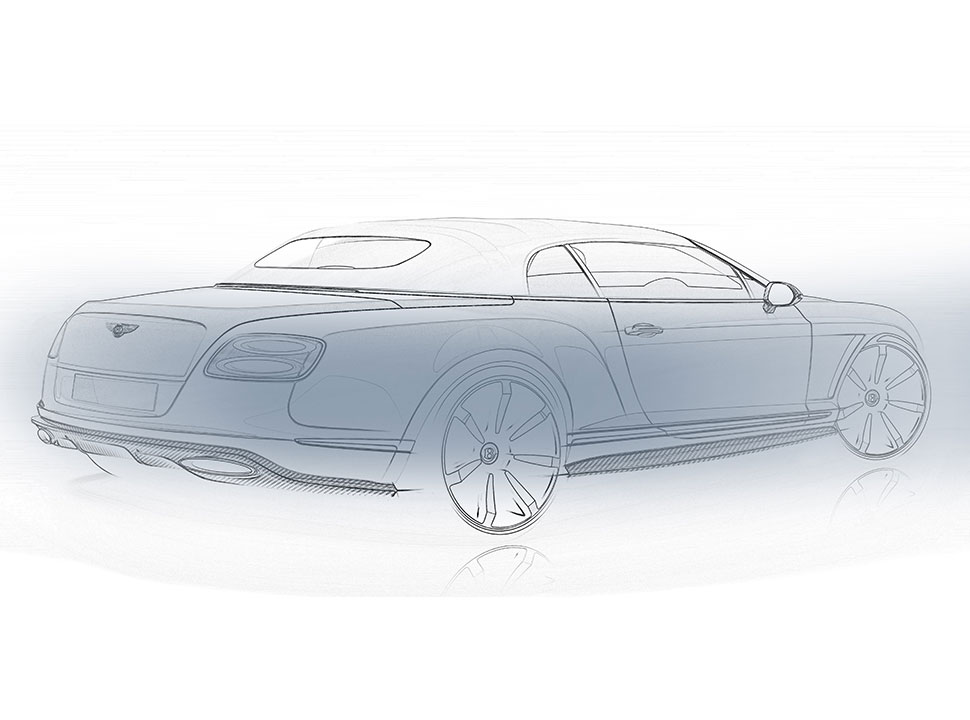 Rendering of a car